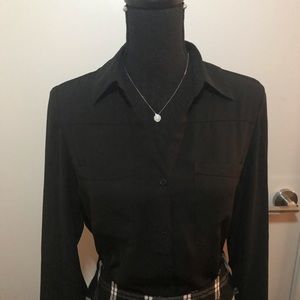 Express Original Fit Black Portofino Shirt